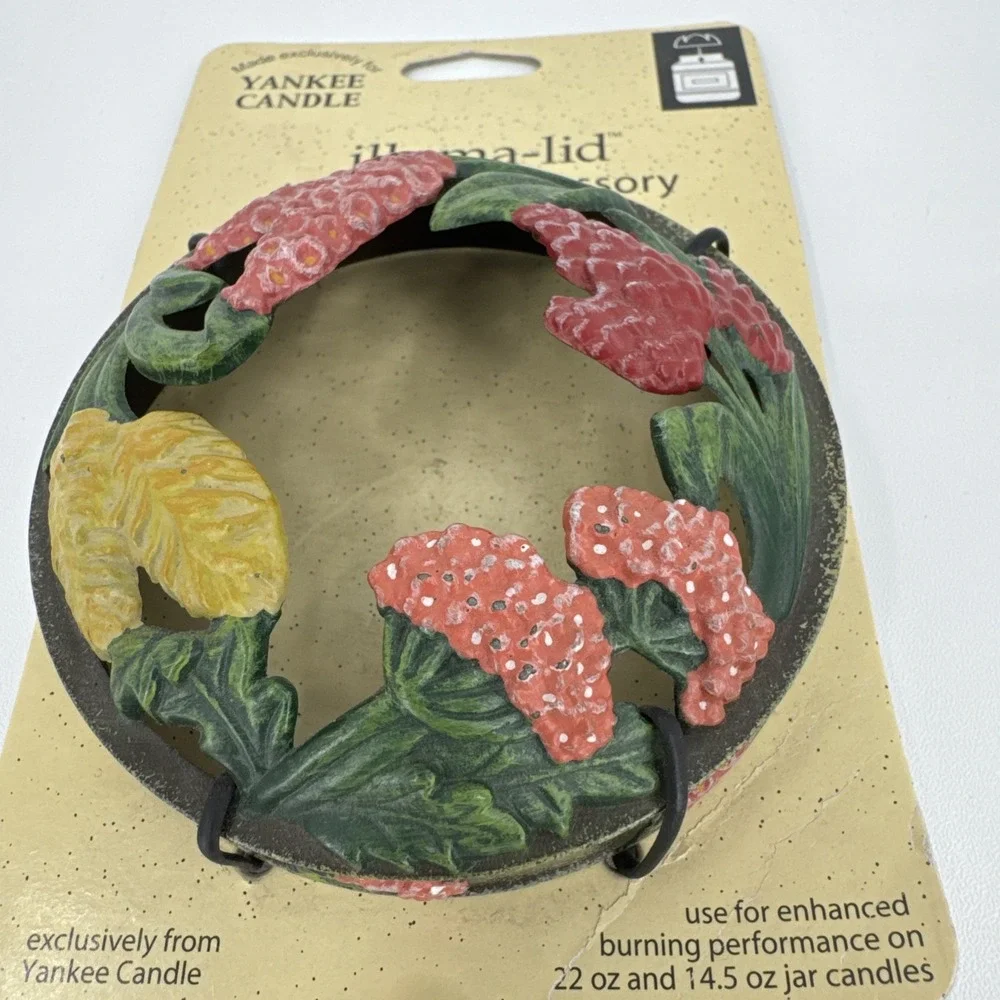 Yankee‎ Candle 2003 Dry Flower Illuma Lid Topper New Vintage Look